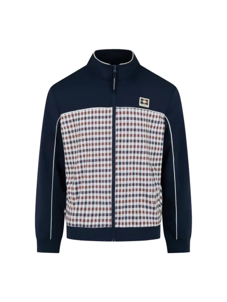 Kurtka Aquascutum do biegania niebieska