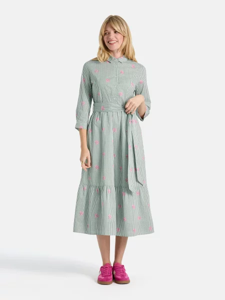 LIEBLINGSSTÜCK Rochie tip bluză Rola verde / roz alb