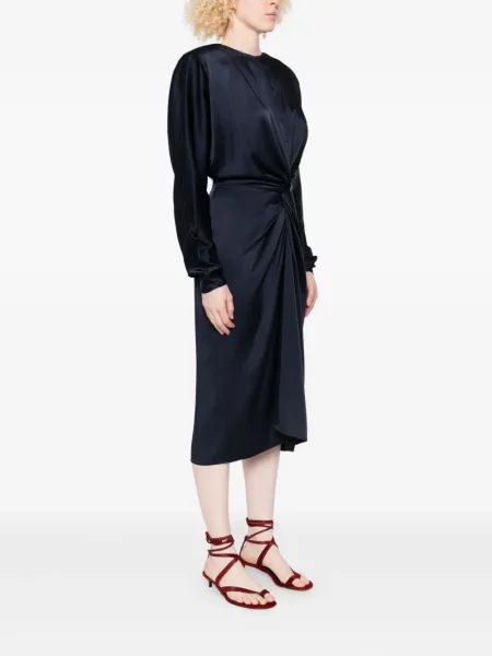 Rochie maxi Stella Mccartney până la genunchi de costum albastru
