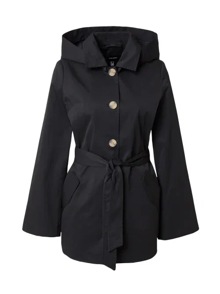 VERO MODA Palton de primăvară-toamnă CHELSEA' negru