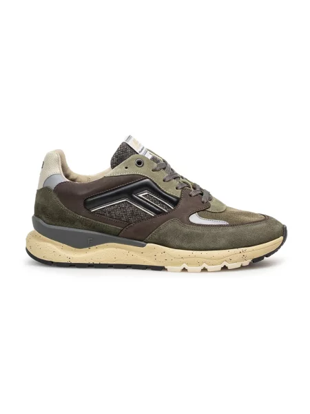 Sneakersy Floris Van Bommel skórzane zielone