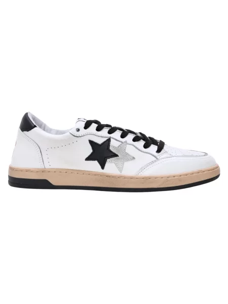 Sneakersy 2star skórzane białe