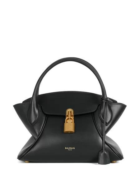 Geantă Balmain din piele negru