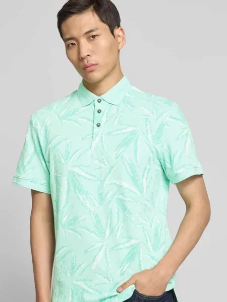 Koszulka polo o kroju regular fit z mieszanki bawełny i elastanu Tom Tailor