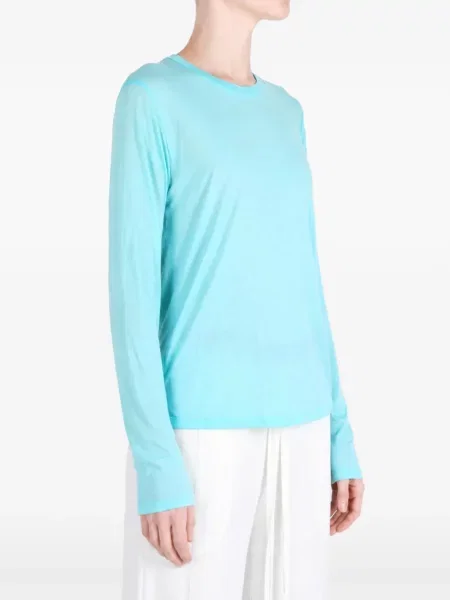 Lung tricou Baserange albastru