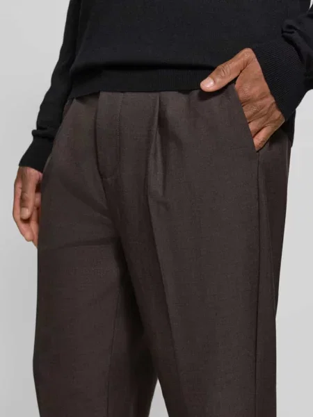Spodnie materiałowe z kantami model MARC' Casual Friday