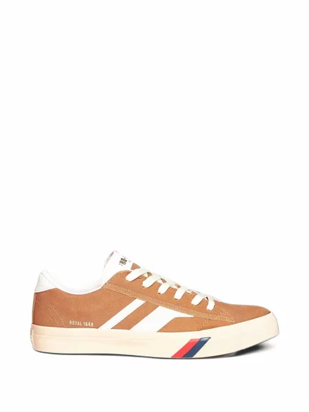 Bőr klasszikus sneaker Pro-keds barna