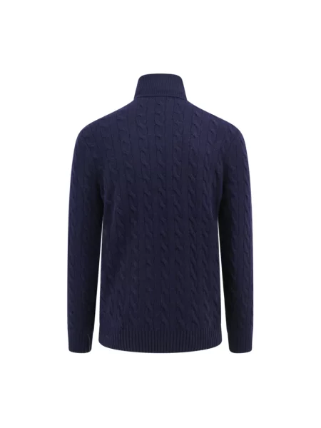 Sweter Ralph Lauren z kaszmiru niebieski