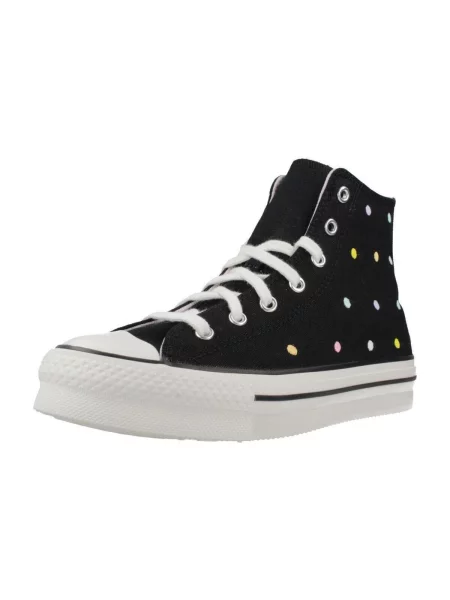 Pantofi Converse cu buline cu platformă negru