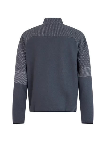 Pulover Boss cu imprimeu geometric gri