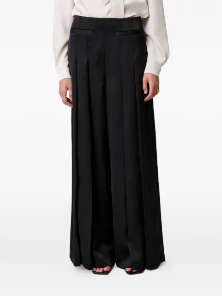 Pantaloni Claudie Pierlot plisate negru