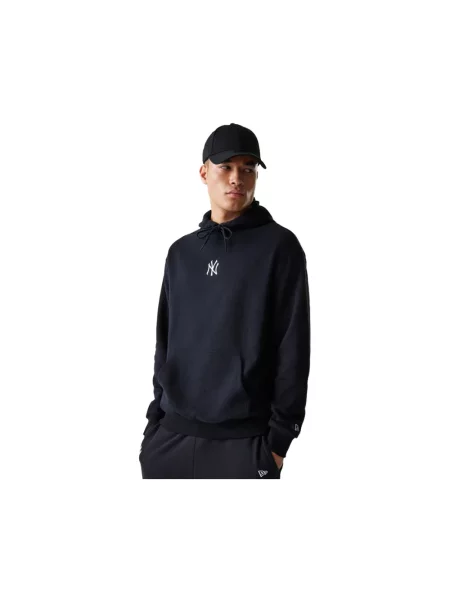 Bluza z kapturem New Era czarna