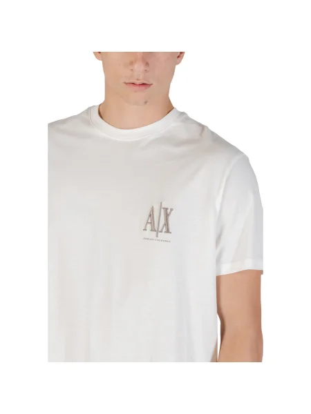 Armani Exchange Tricou alb
