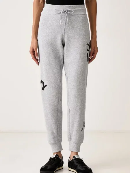DKNY pantaloni de trening pentru femei cu gri