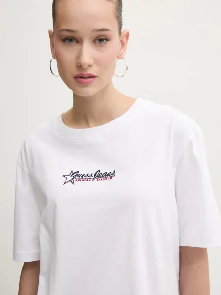 Guess Jeans tričko bílé