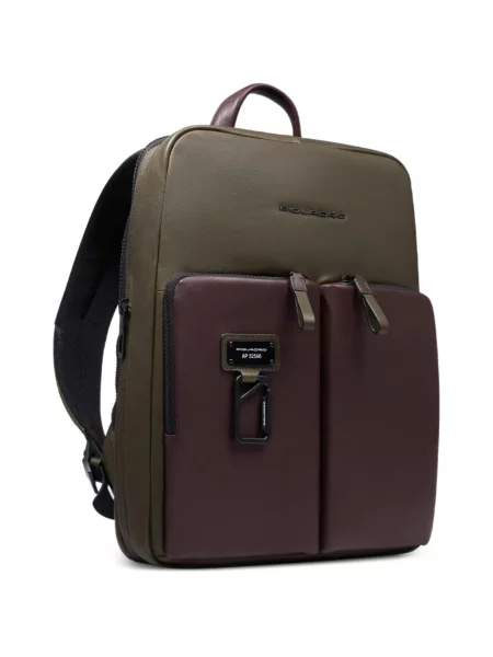 Rucsac Piquadro din piele verde