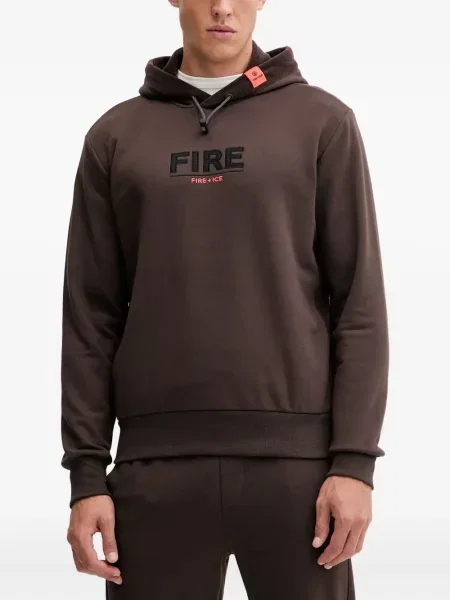 Majica s kapuljačom Bogner Fire+ice smeđa