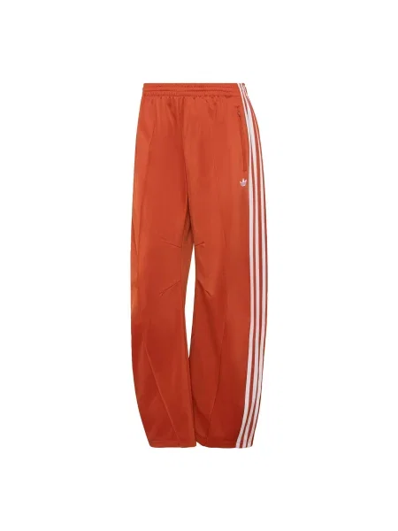 ADIDAS ORIGINALS Hlače Firebird narančasto crvena bijela