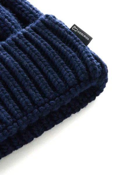 Czapka dziecięca Woolrich niebieska