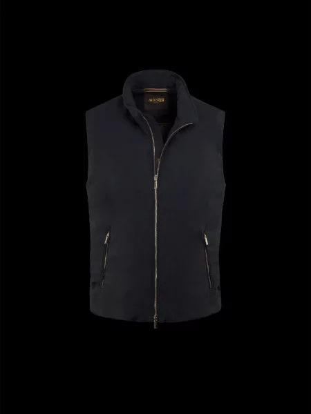 Vestă Moorer de lână gri