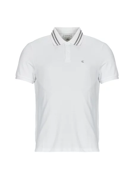 Polokošeľa Calvin Klein Jeans biela