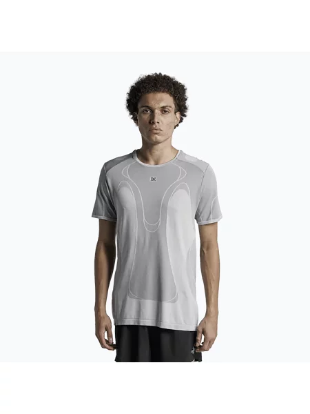 Tricou de alergare pentru bărbați X-Bionic Xceed Run Perform x white/x black alb