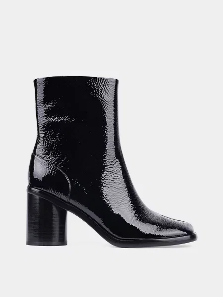 Кожаные ботильоны Miraton черные