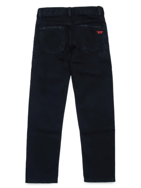 Jeansy straight leg dziecięce Diesel 2020 D-VIKER czarne