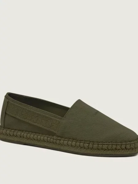 Espadrile Calvin Klein Espadrille Webbing Cv verde