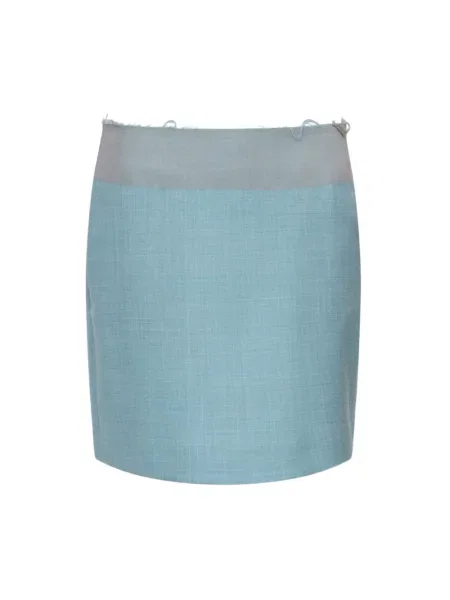 Spódnica Mm6 Maison Margiela niebieska