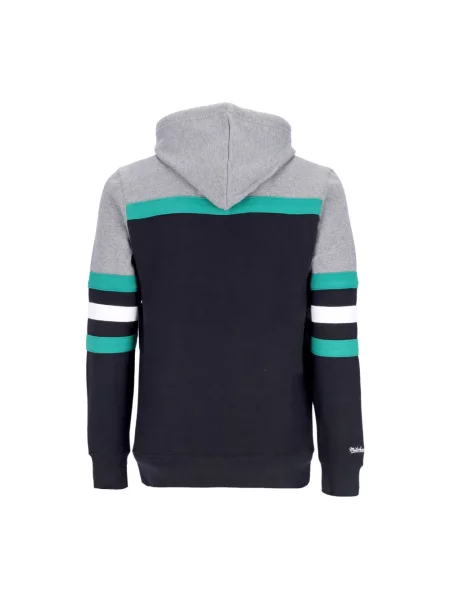 Bluza z kapturem Mitchell & Ness z kapturem czarna