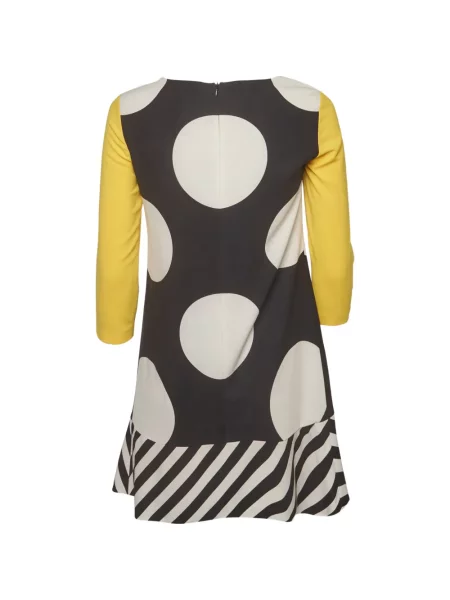 Ριγέ μίνι φόρεμα Boutique Moschino μαύρο
