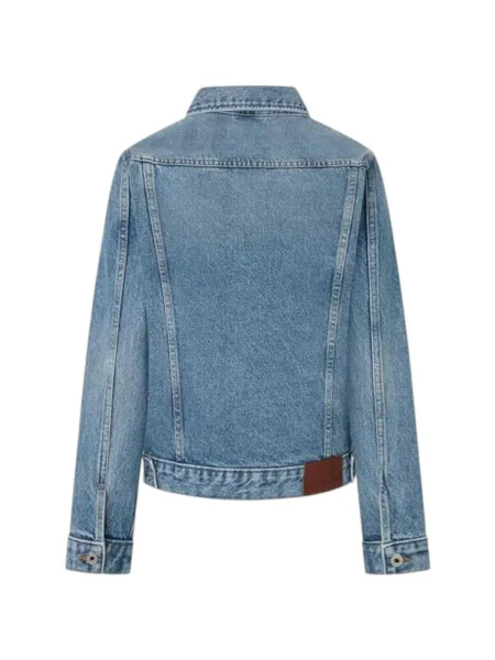 Geacă de blugi Pepe Jeans albastru