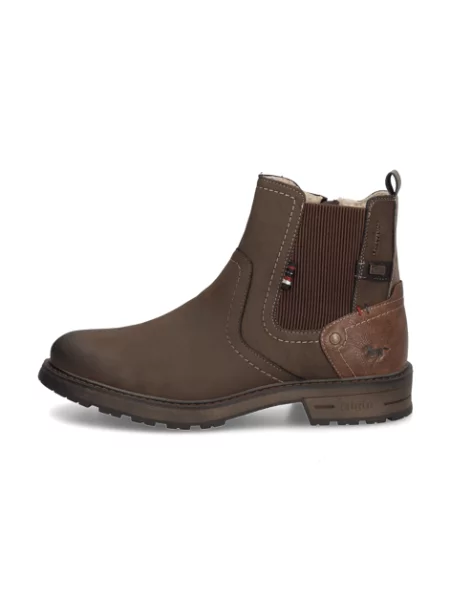 Chelsea boots Mustang hnědé