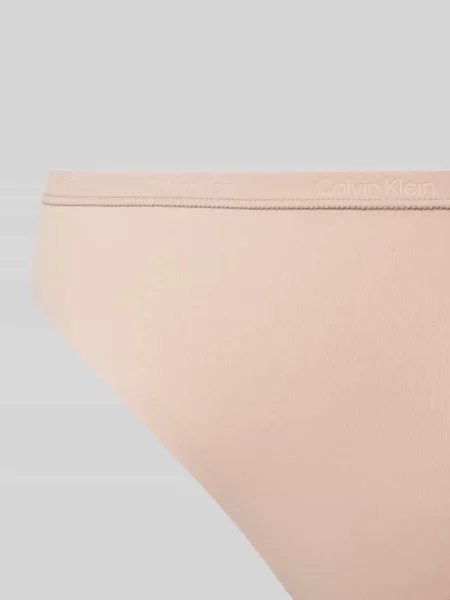 Stringi z elastycznym pasem Calvin Klein Underwear różowe