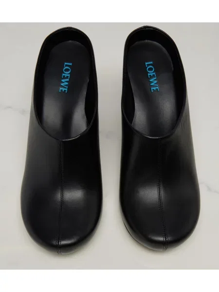 Papuci tip mules Loewe din piele negru