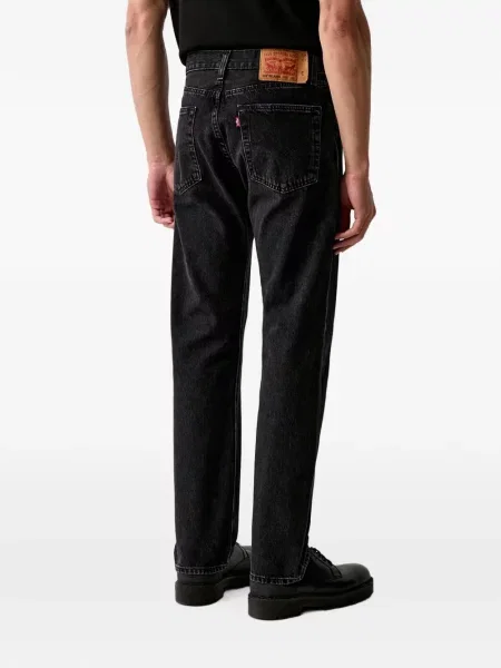 Pantaloni scurți din denim Levi's® din dantelă zdrențuiți cu talie înaltă albastru