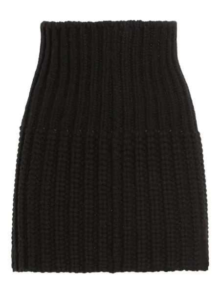 Fusta mini Dolce & Gabbana tricotate negru