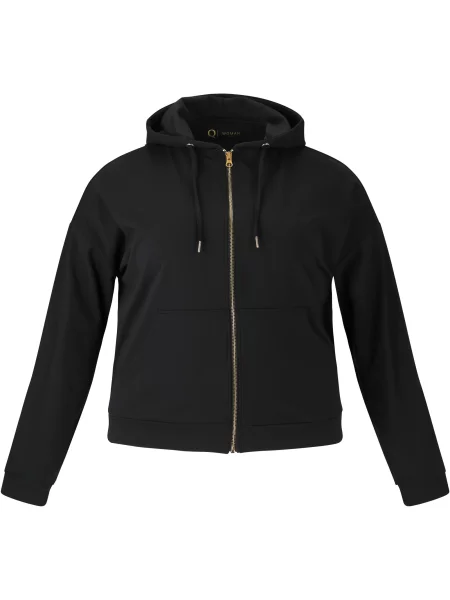 Bluza z kapturem zapinana na Q Sportswear Tianna czarna