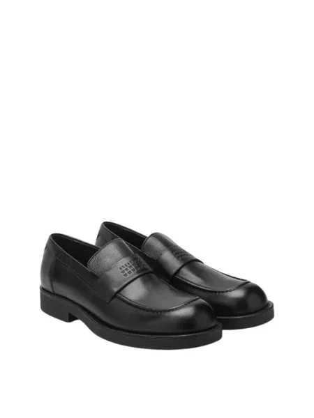 Półbuty Mm6 Maison Margiela skórzane czarne