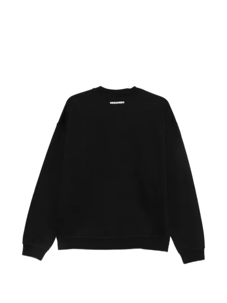 Hanorac Dsquared2 cu imagine negru