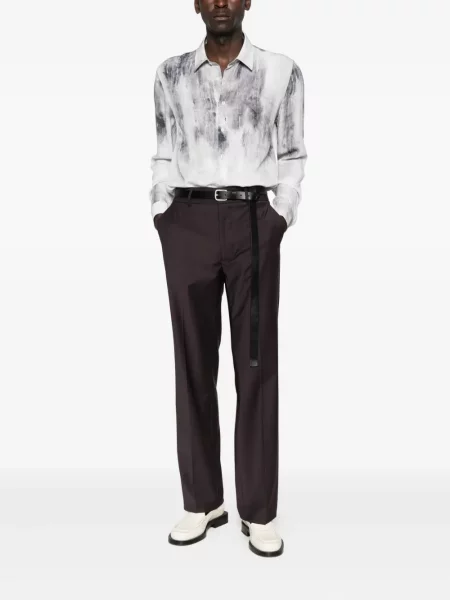 Pantaloni Patrizia Pepe de lână negru