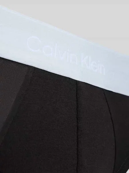 Figi z mieszanki bawełny w zestaw 3 szt. model HIP BRIEF' Calvin Klein Underwear czarny