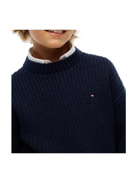 Mikina Tommy Hilfiger modrá