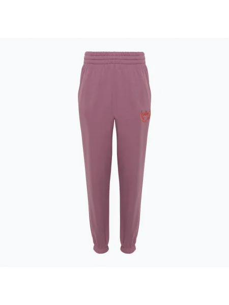 Детски панталони Nike Sportswear Club Fleece plum dust/light wild mango розово