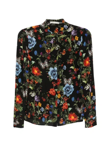 Cămașă Alice + Olivia cu model floral cu imagine negru