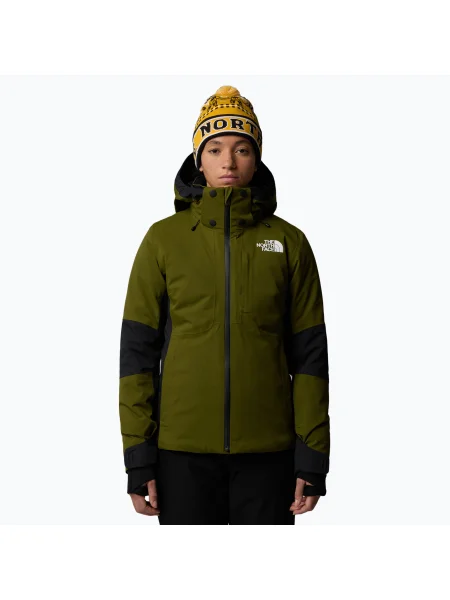Női sí dzseki The North Face Lenado forest olive/fekete. Méret: XL fekete