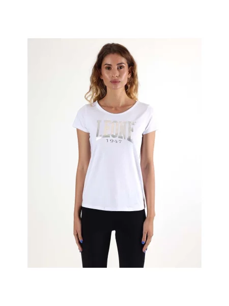 Scurt tricou Leone 1947 cu mâneci scurte alb