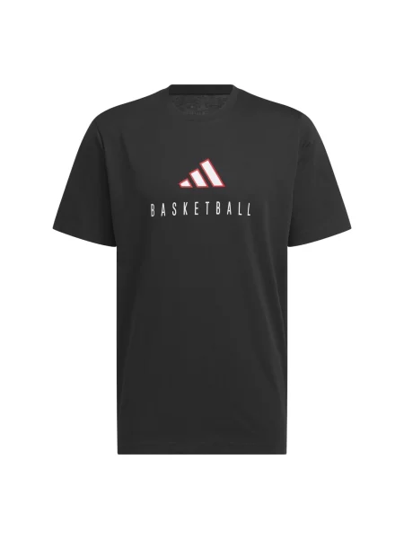 ADIDAS SPORTSWEAR Funkční tričko červená / černá bílá