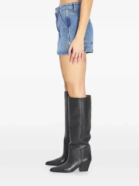 Pantaloni scurți din denim Alexander Wang albastru
